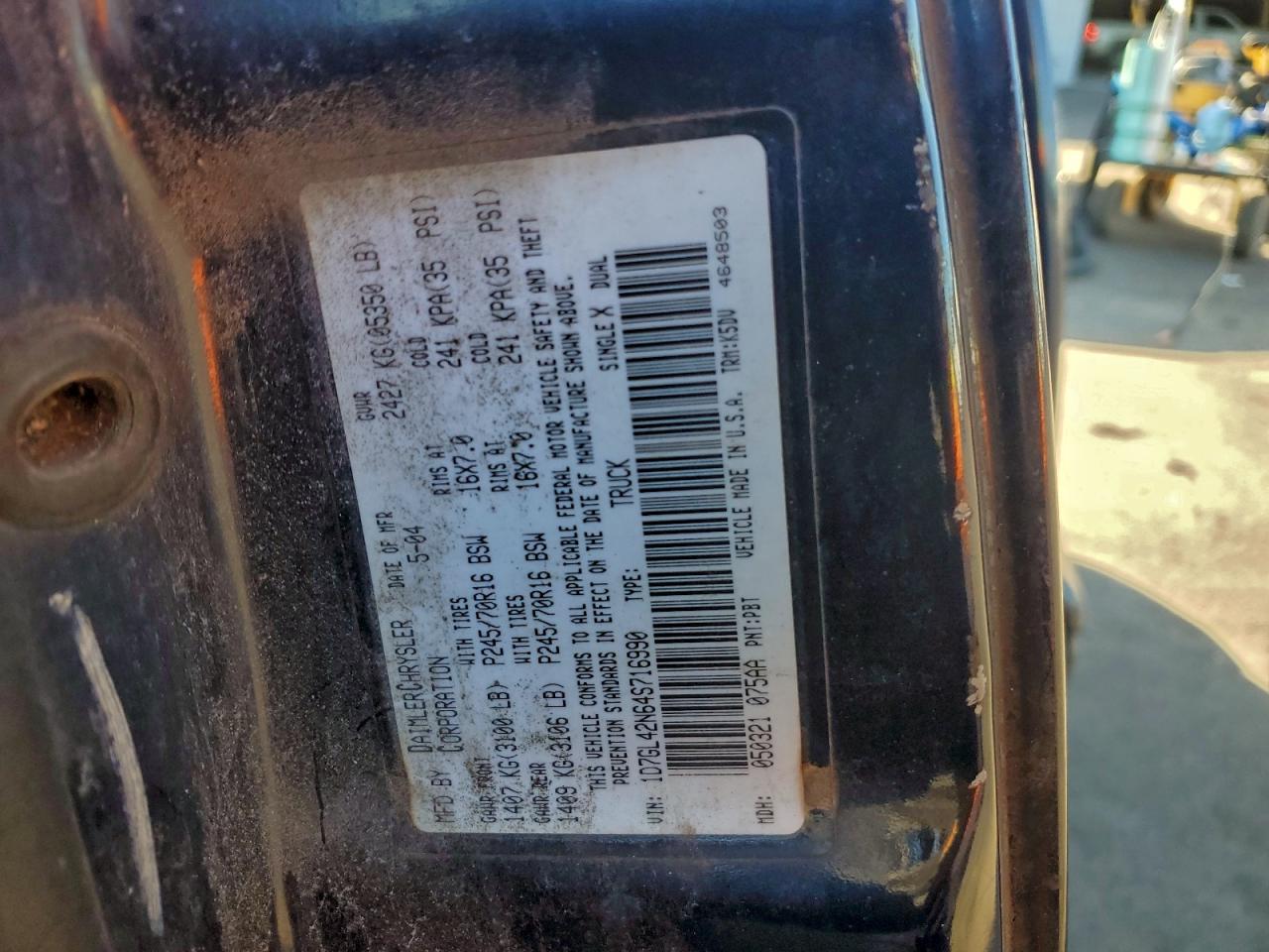 2004 DODGE Dakota