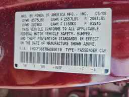 2008 HONDA ACCORD