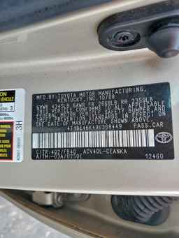 2009 TOYOTA CAMRY