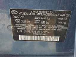 2017 HYUNDAI SONATA