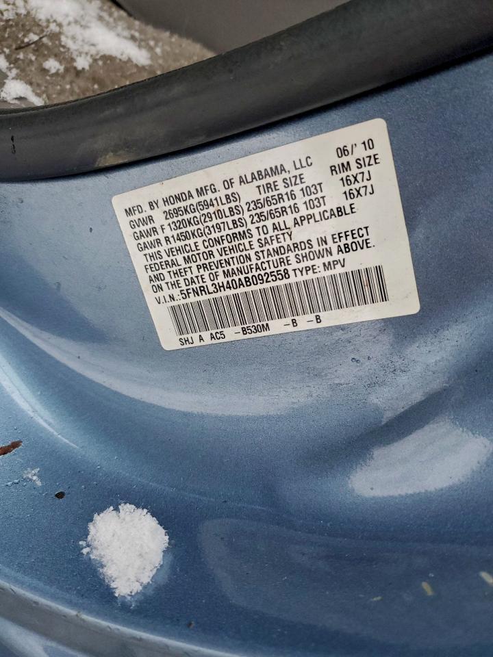 2010 HONDA ODYSSEY