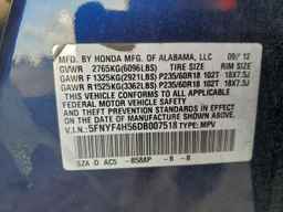 2013 HONDA PILOT