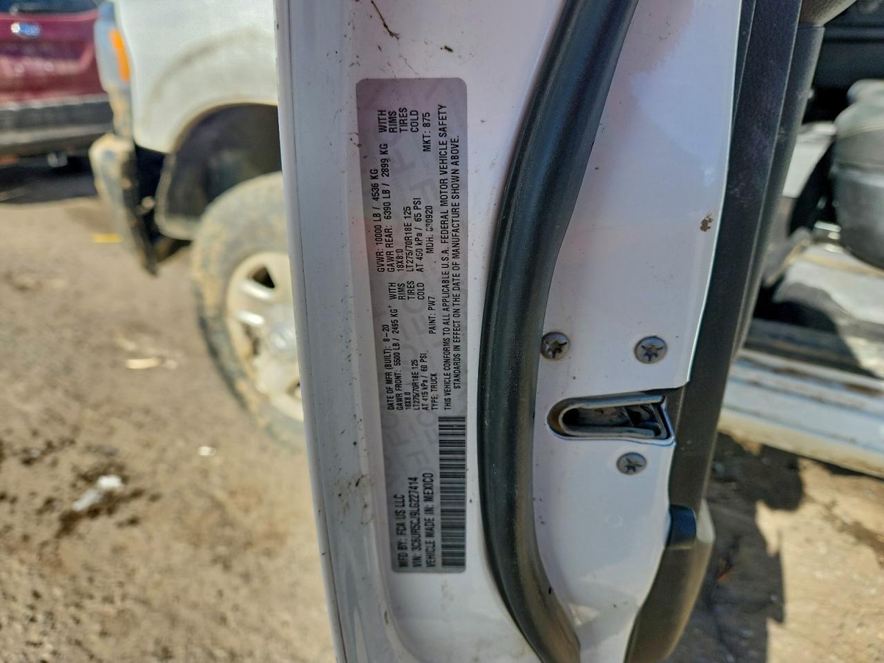 2020 RAM 2500