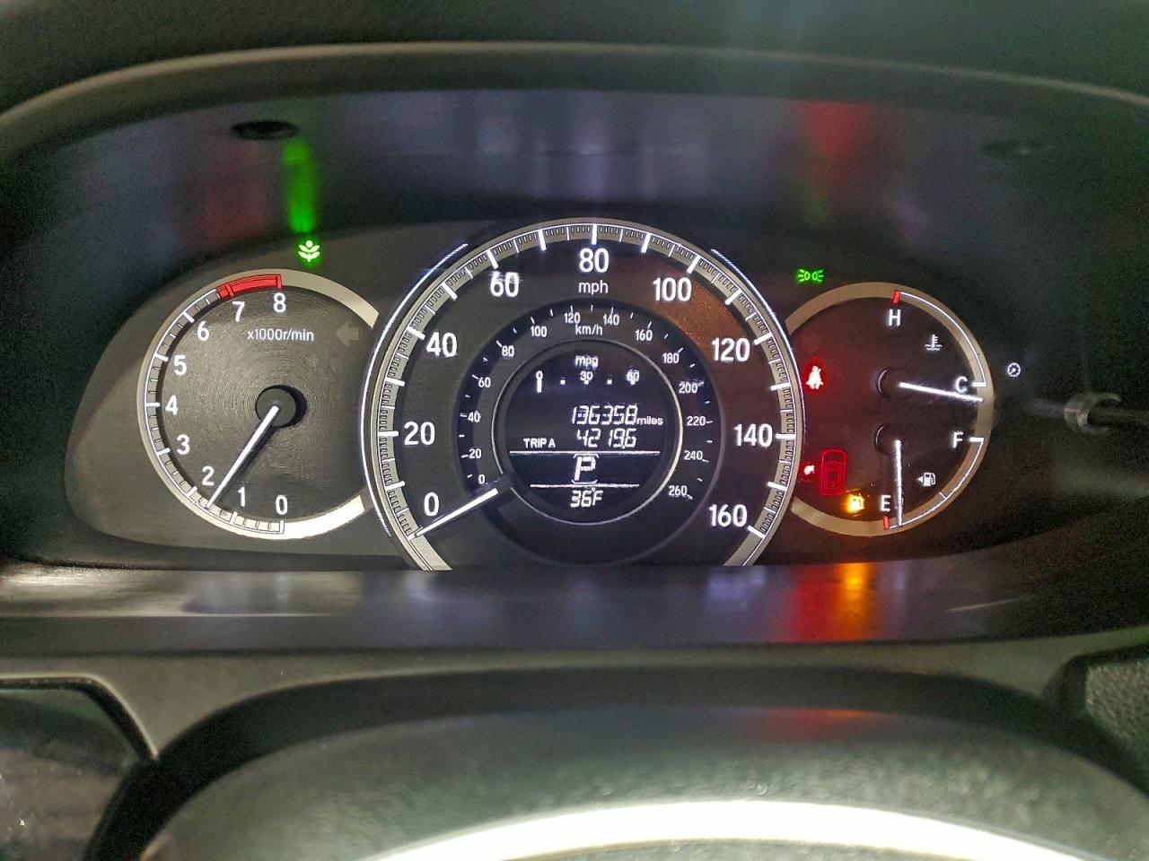 2016 HONDA ACCORD