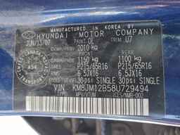 2008 HYUNDAI TUCSON