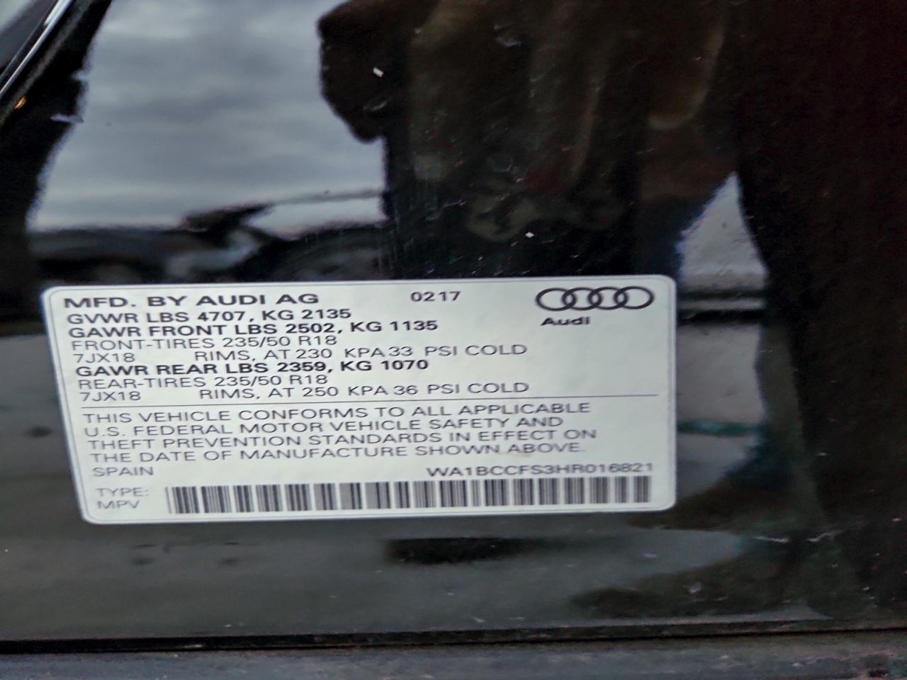 2017 AUDI Q3