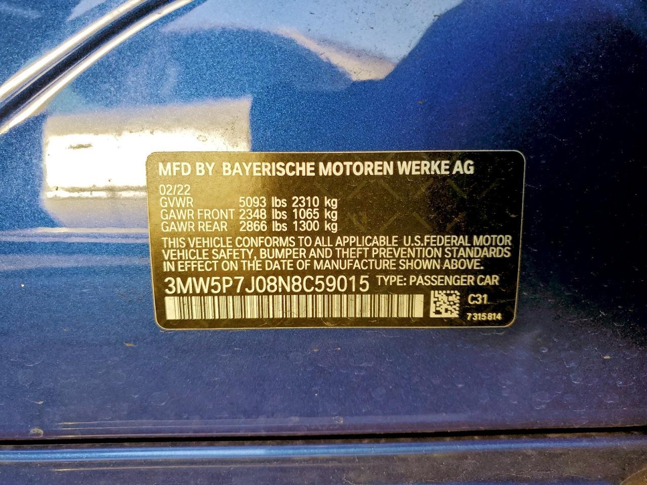 2022 BMW 3 SERIES