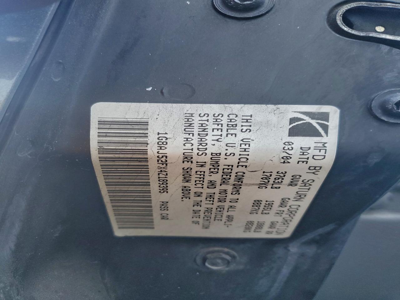 2004 SATURN Ion