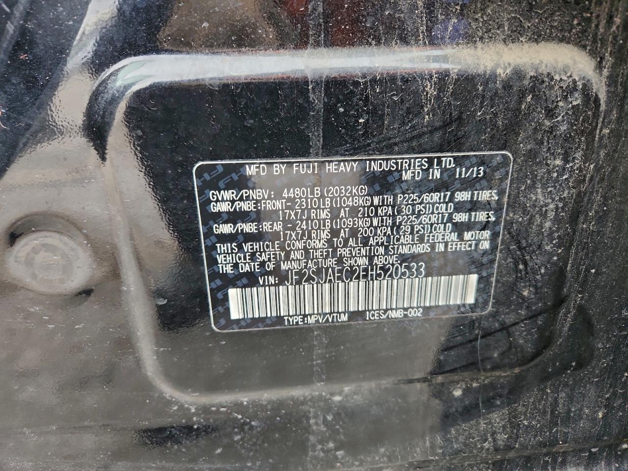 2014 SUBARU FORESTER