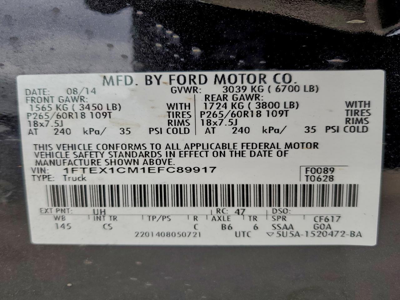 2014 FORD F-150