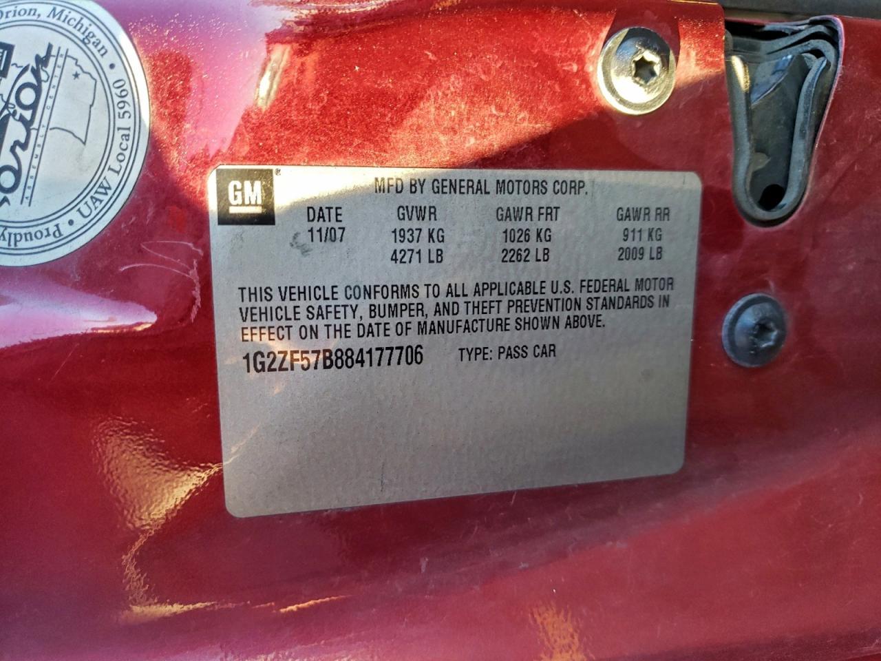 2008 PONTIAC G6