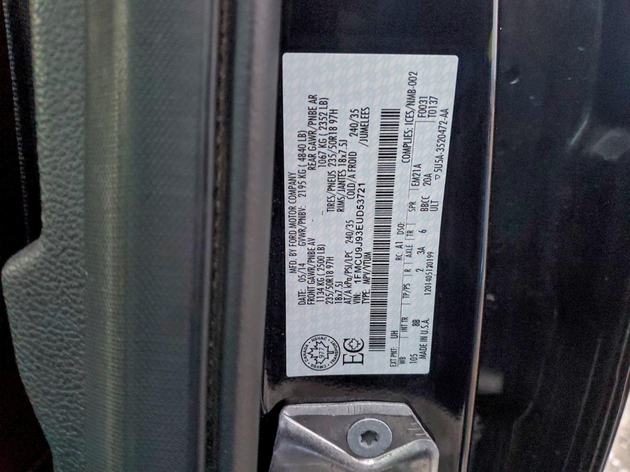 2014 FORD ESCAPE