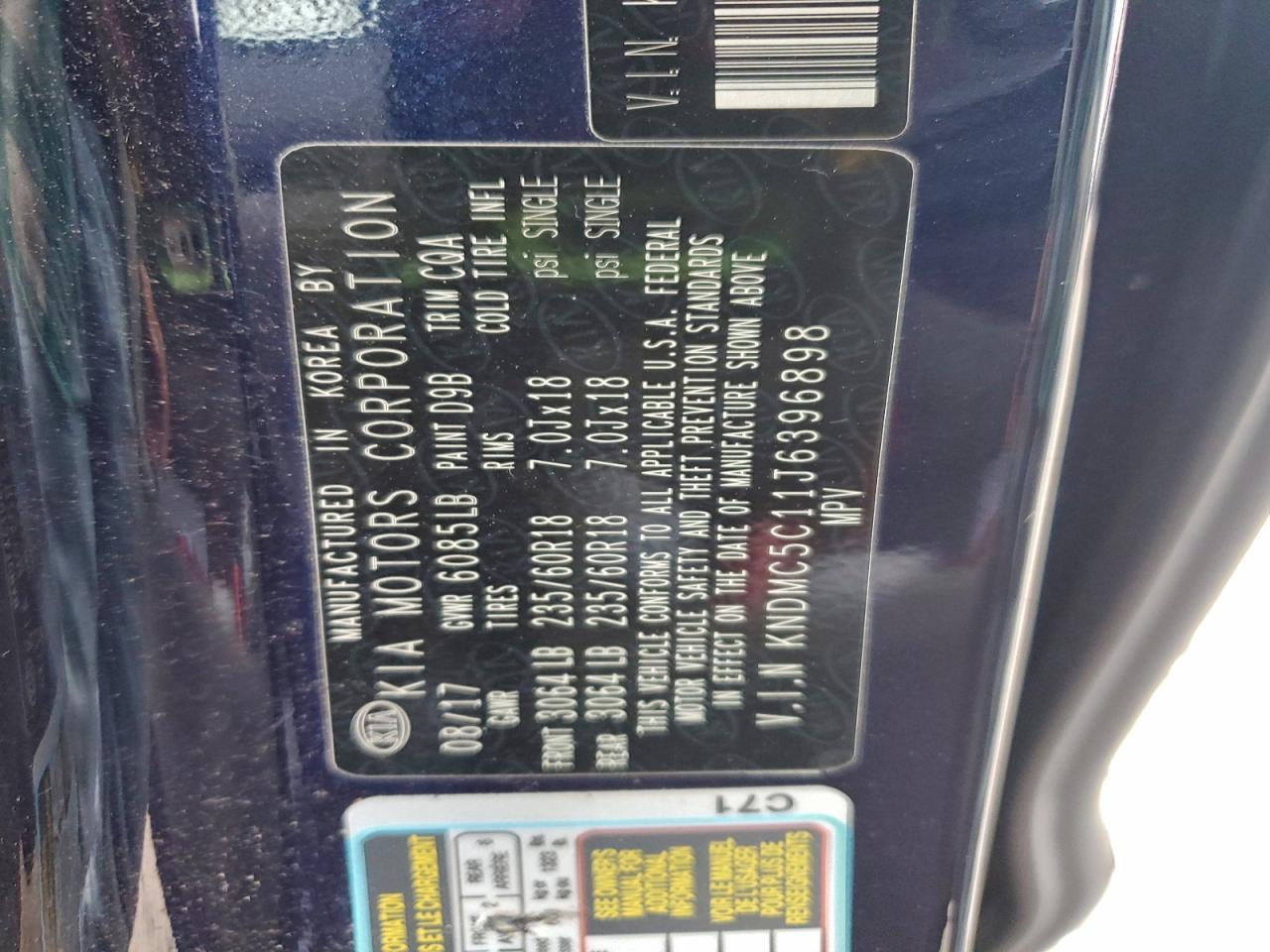 2018 KIA SEDONA