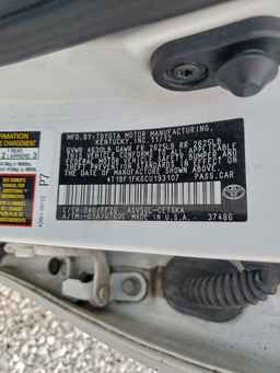 2012 TOYOTA CAMRY