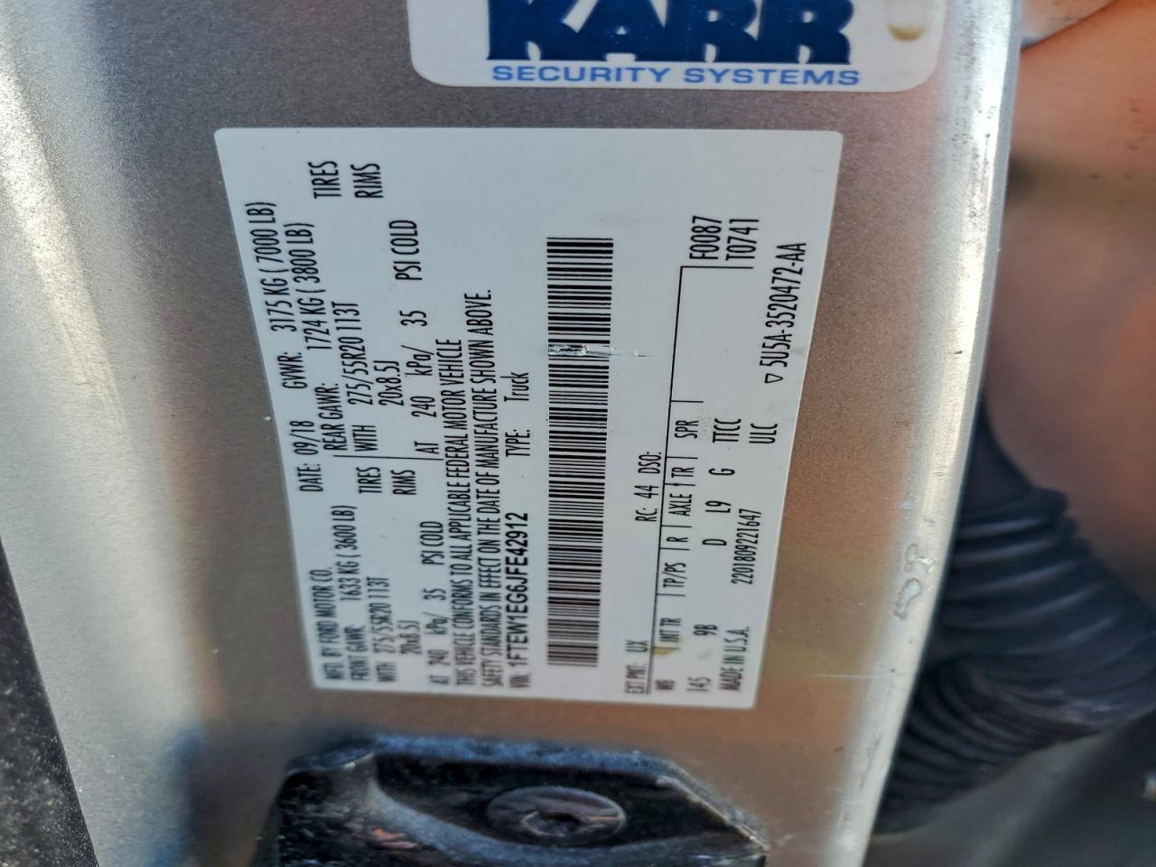 2018 FORD F-150