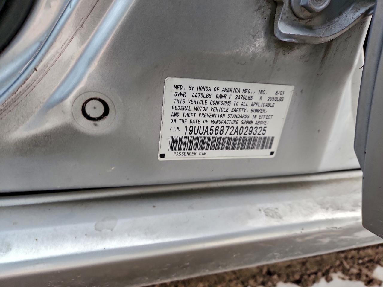 2002 ACURA TL