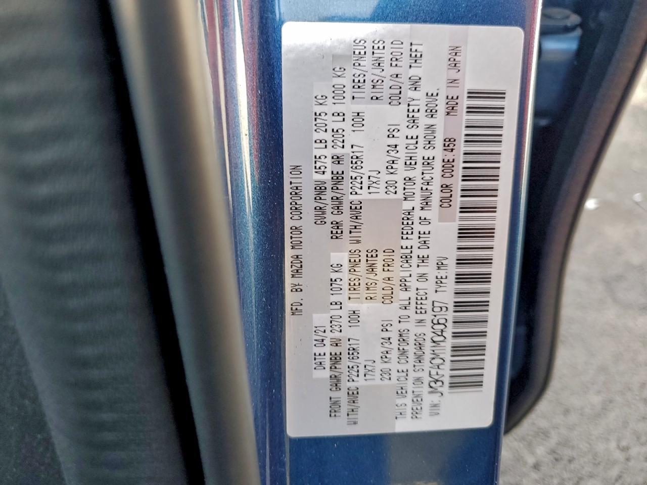 2021 MAZDA CX-5