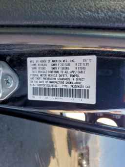 2012 HONDA ACCORD