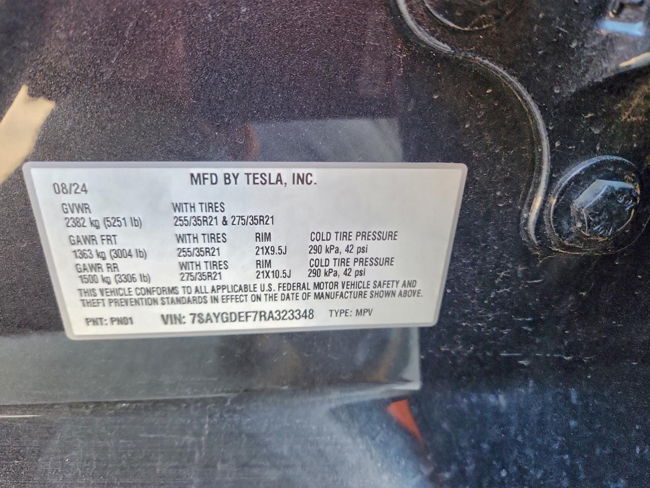 2024 TESLA MODEL Y