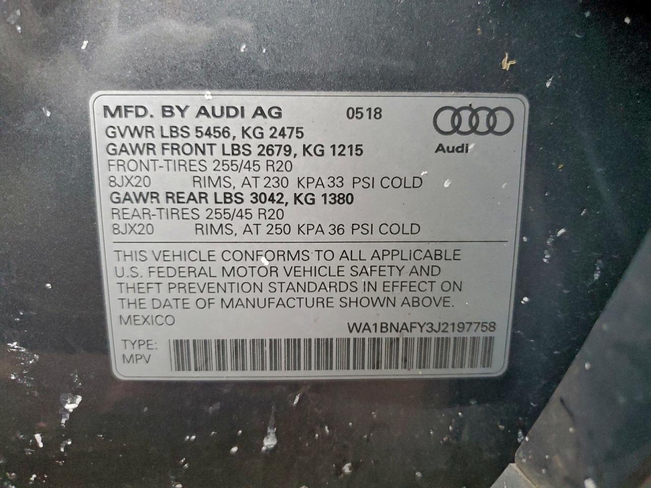 2018 AUDI Q5