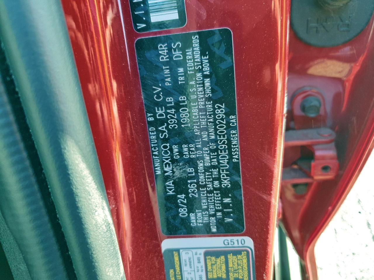 2025 KIA K4