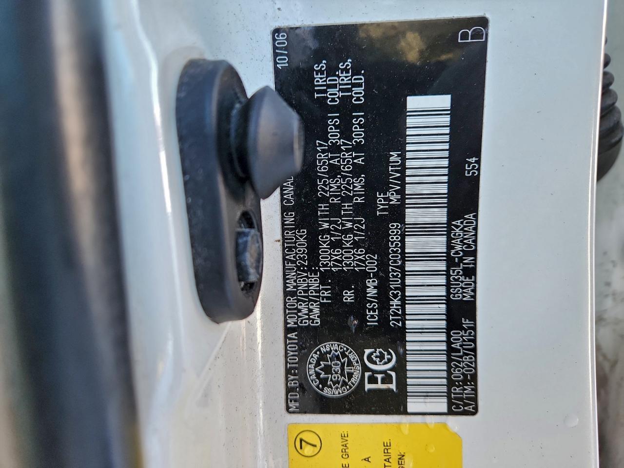 2007 LEXUS RX 350