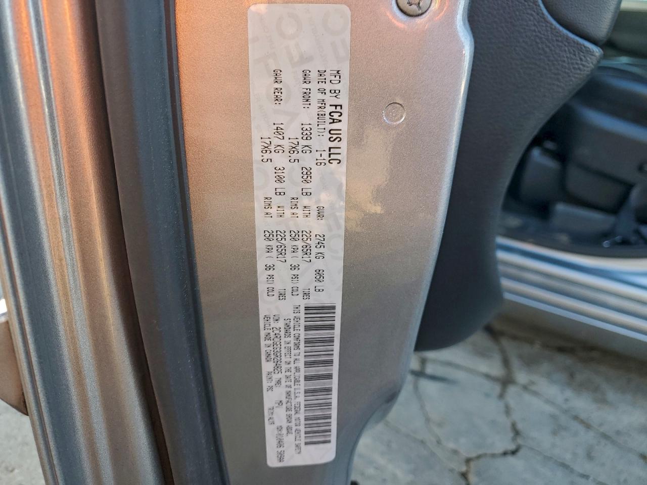 2016 DODGE GRAND CARAVAN