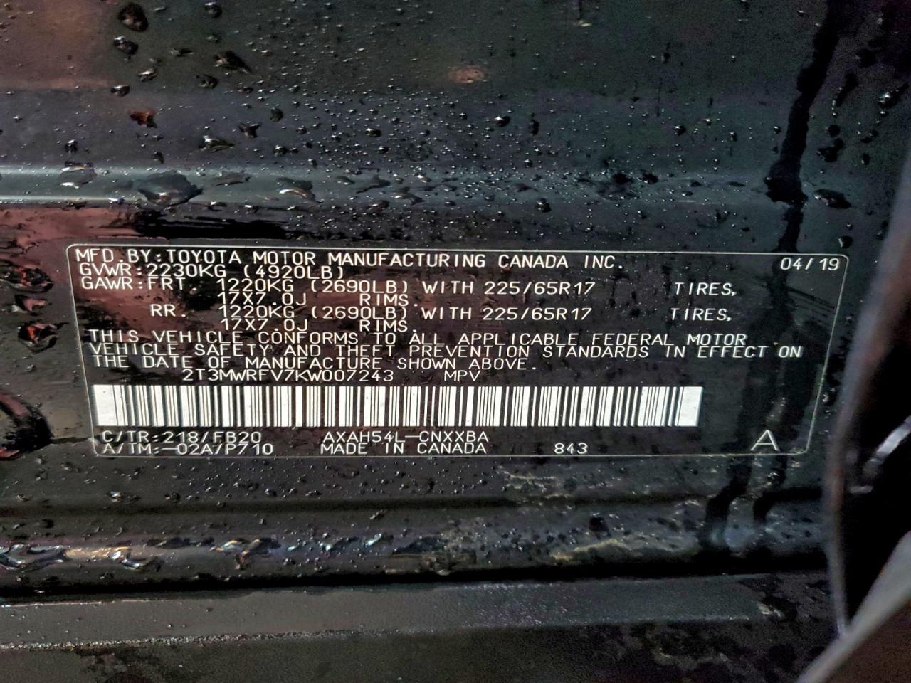 2019 TOYOTA RAV4