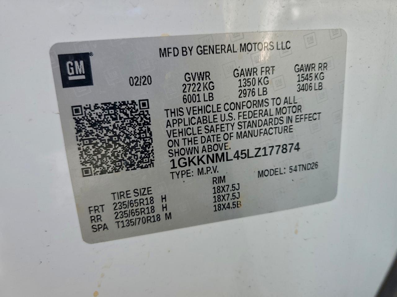 2020 GMC ACADIA