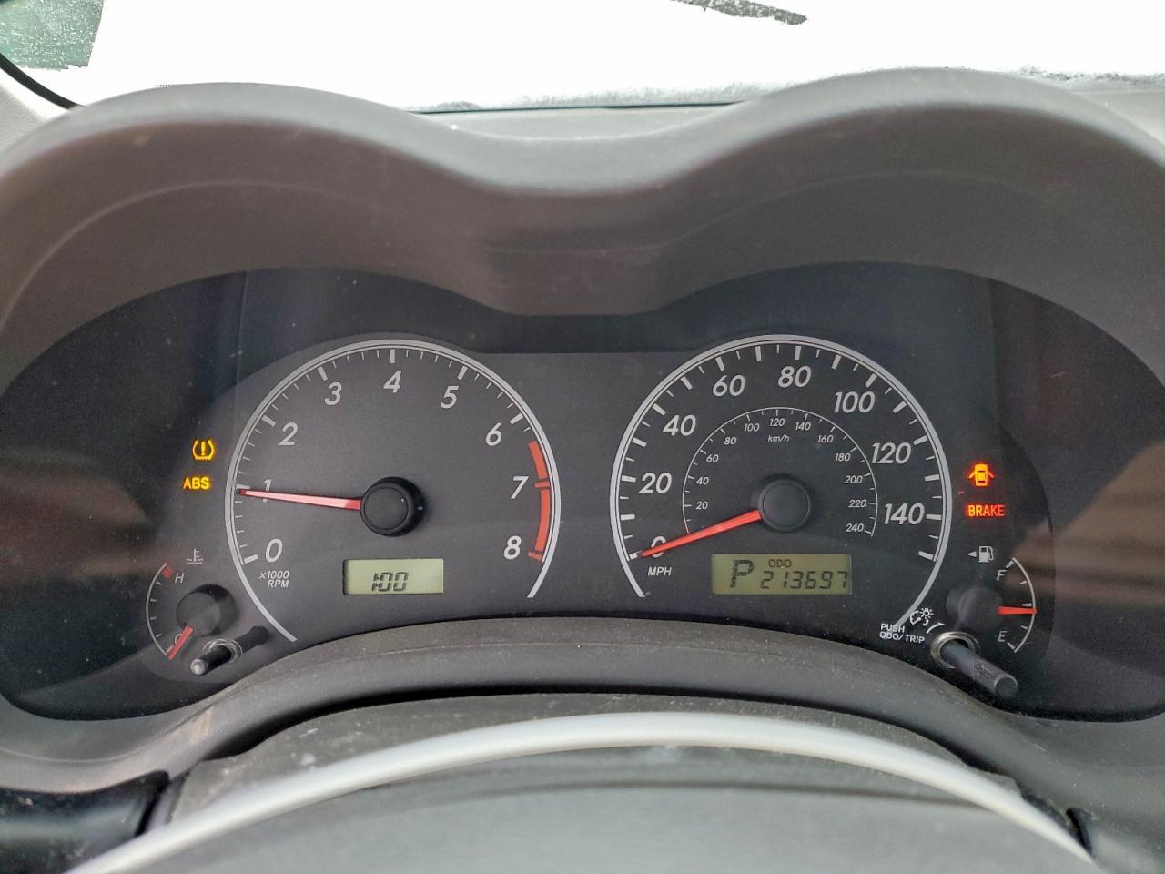 2009 TOYOTA COROLLA