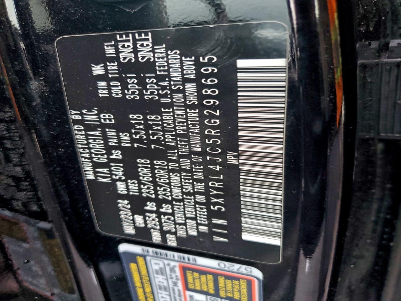 2024 KIA SORENTO