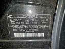 2013 HYUNDAI SONATA
