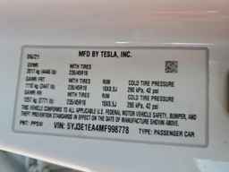 2021 TESLA MODEL 3