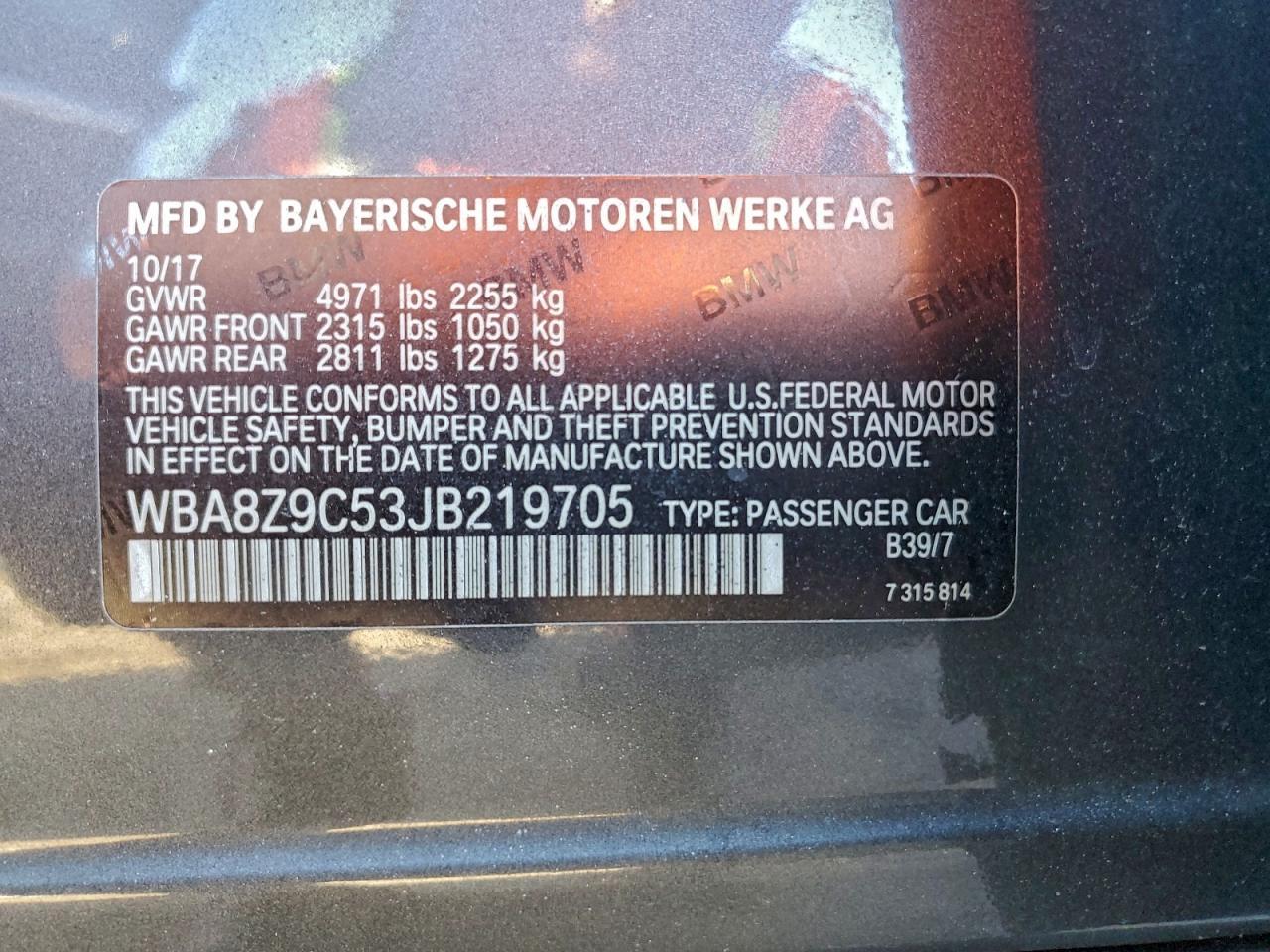 2018 BMW 3 SERIES