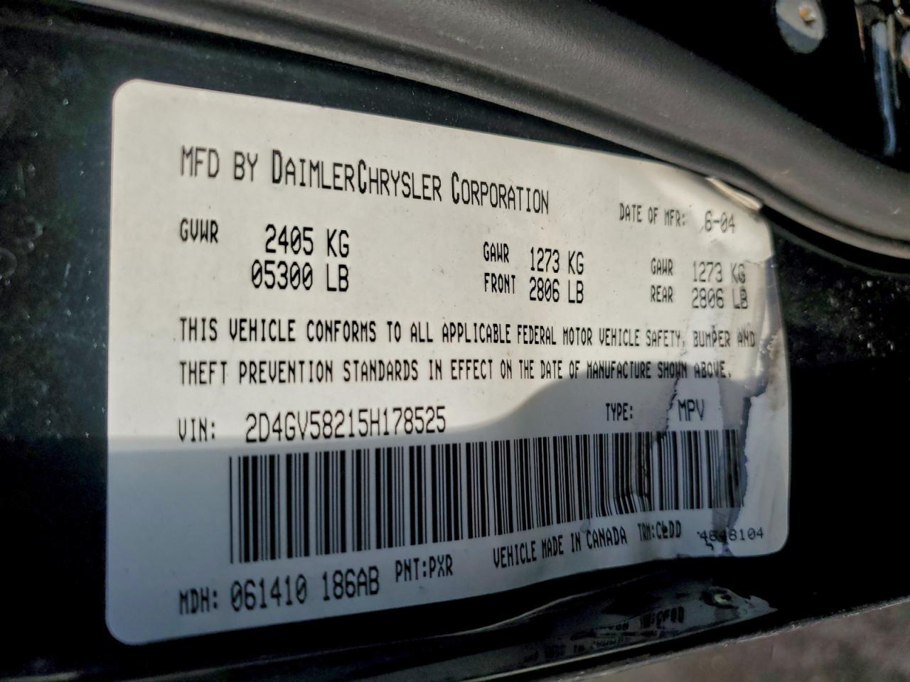 2005 DODGE MAGNUM