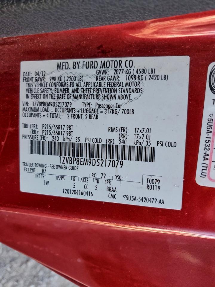 2013 FORD MUSTANG