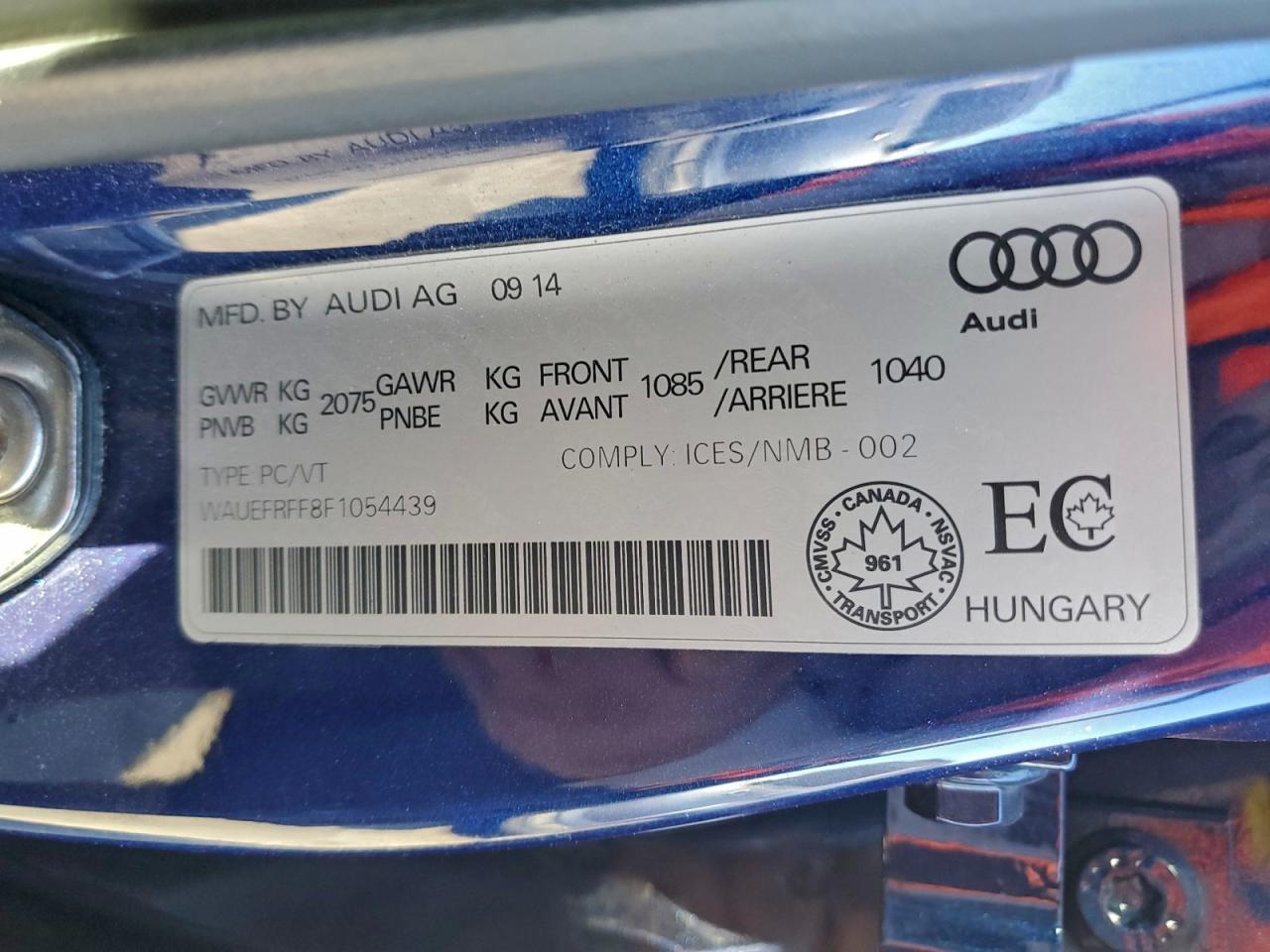2015 AUDI A3