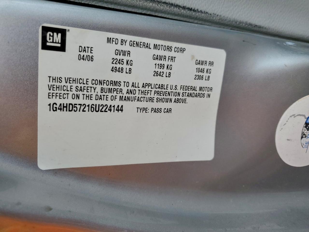 2006 BUICK Lucerne