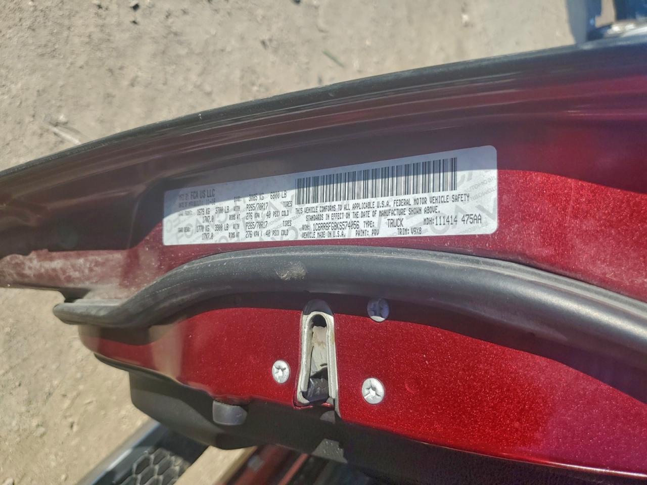 2019 RAM 1500