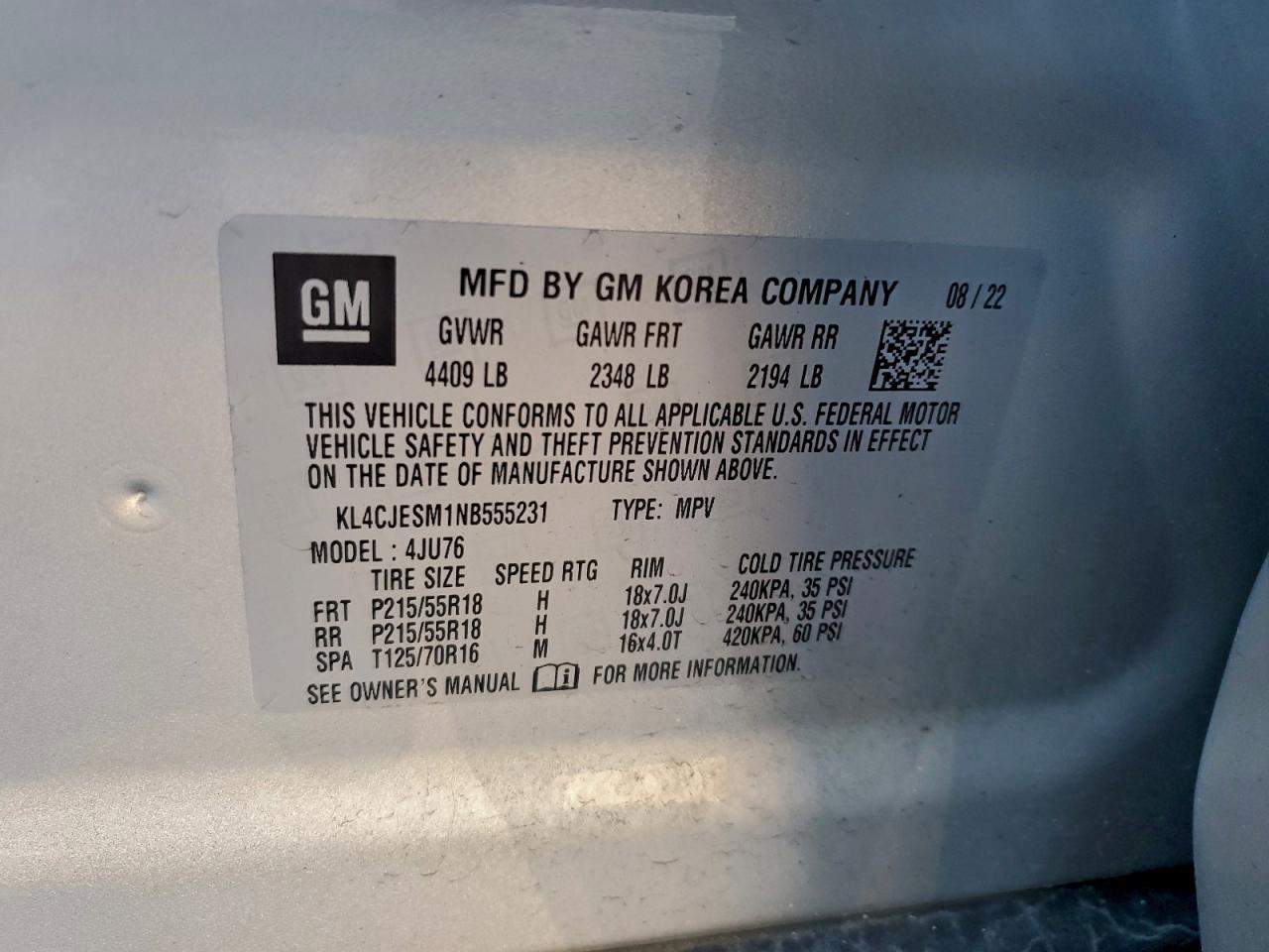 2022 BUICK ENCORE