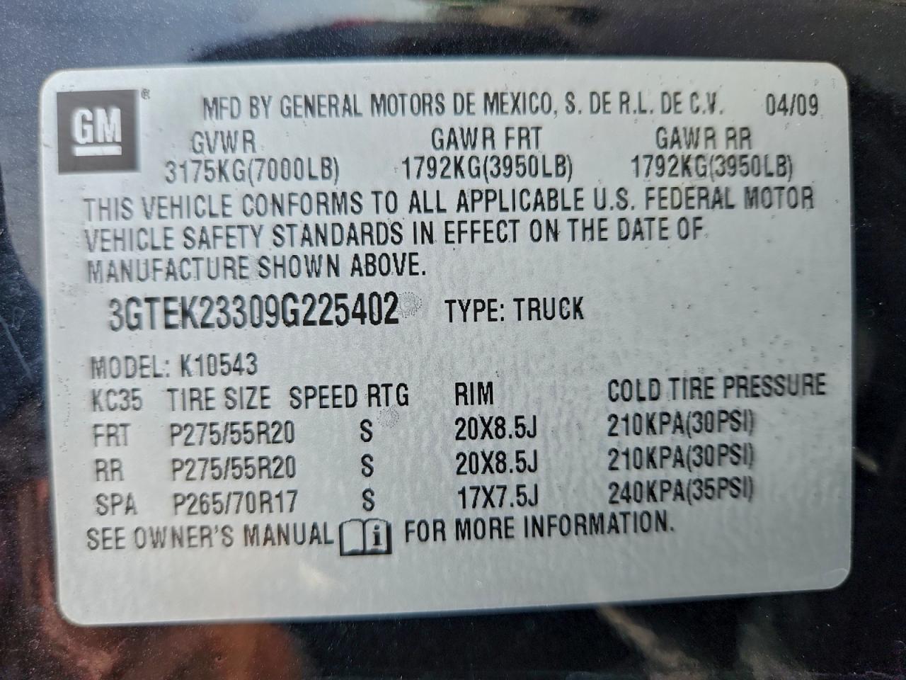 2009 GMC Sierra