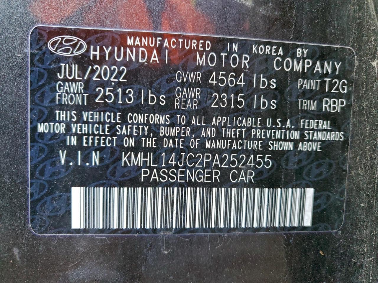 2023 HYUNDAI SONATA