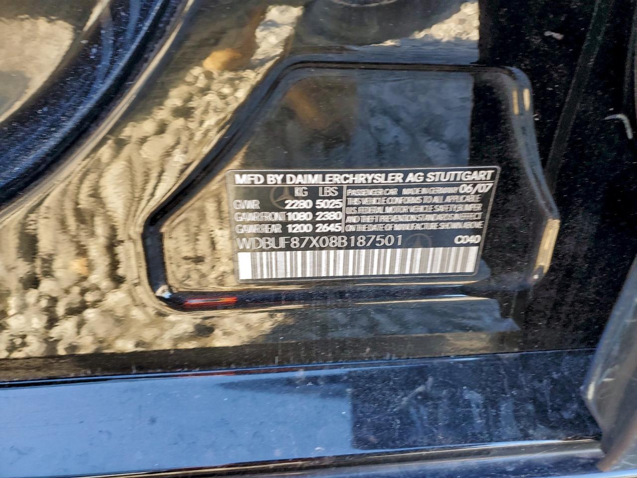 2008 MERCEDES-BENZ E-Class