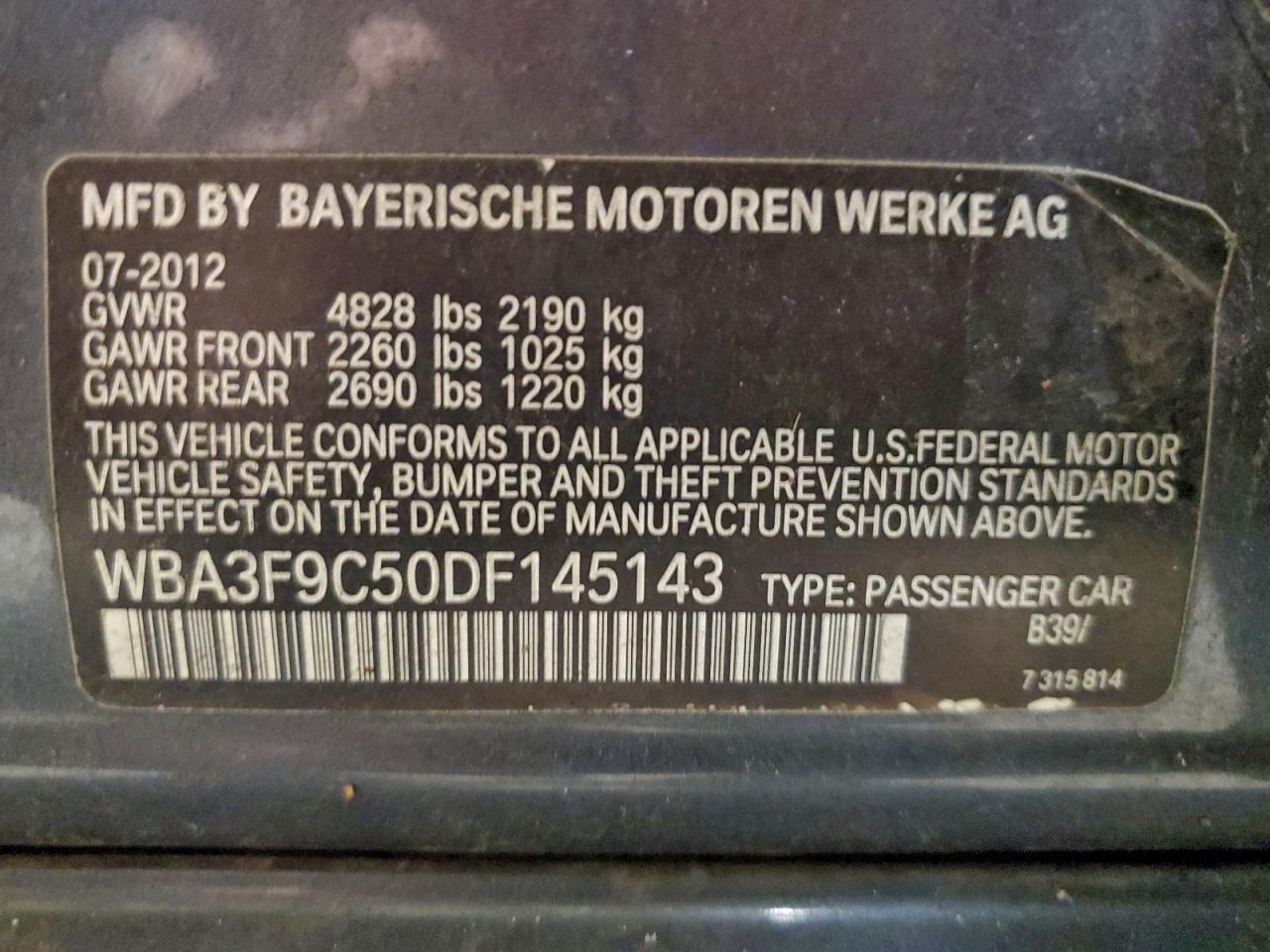 2013 BMW ActiveHybrid 3