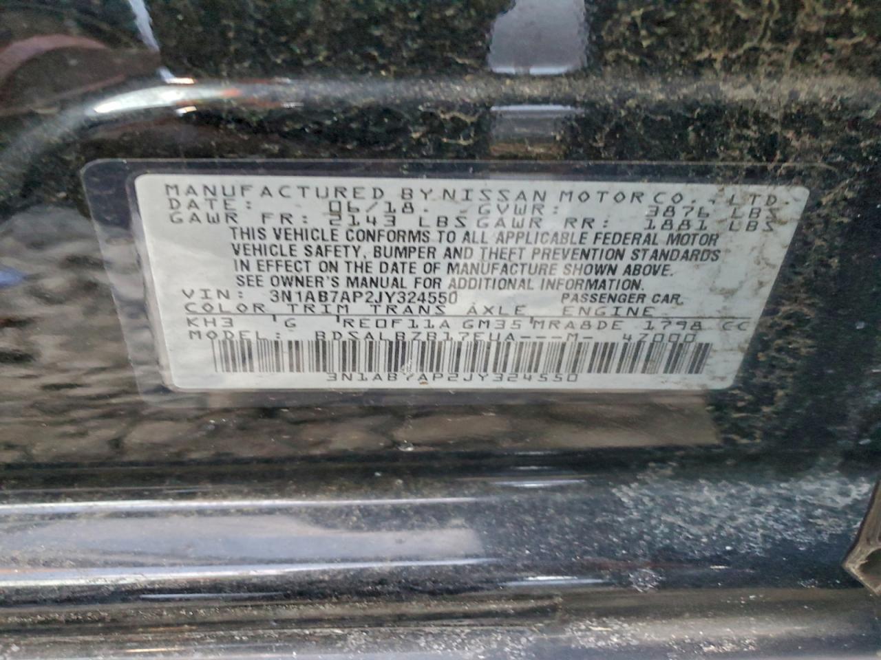 2018 NISSAN SENTRA