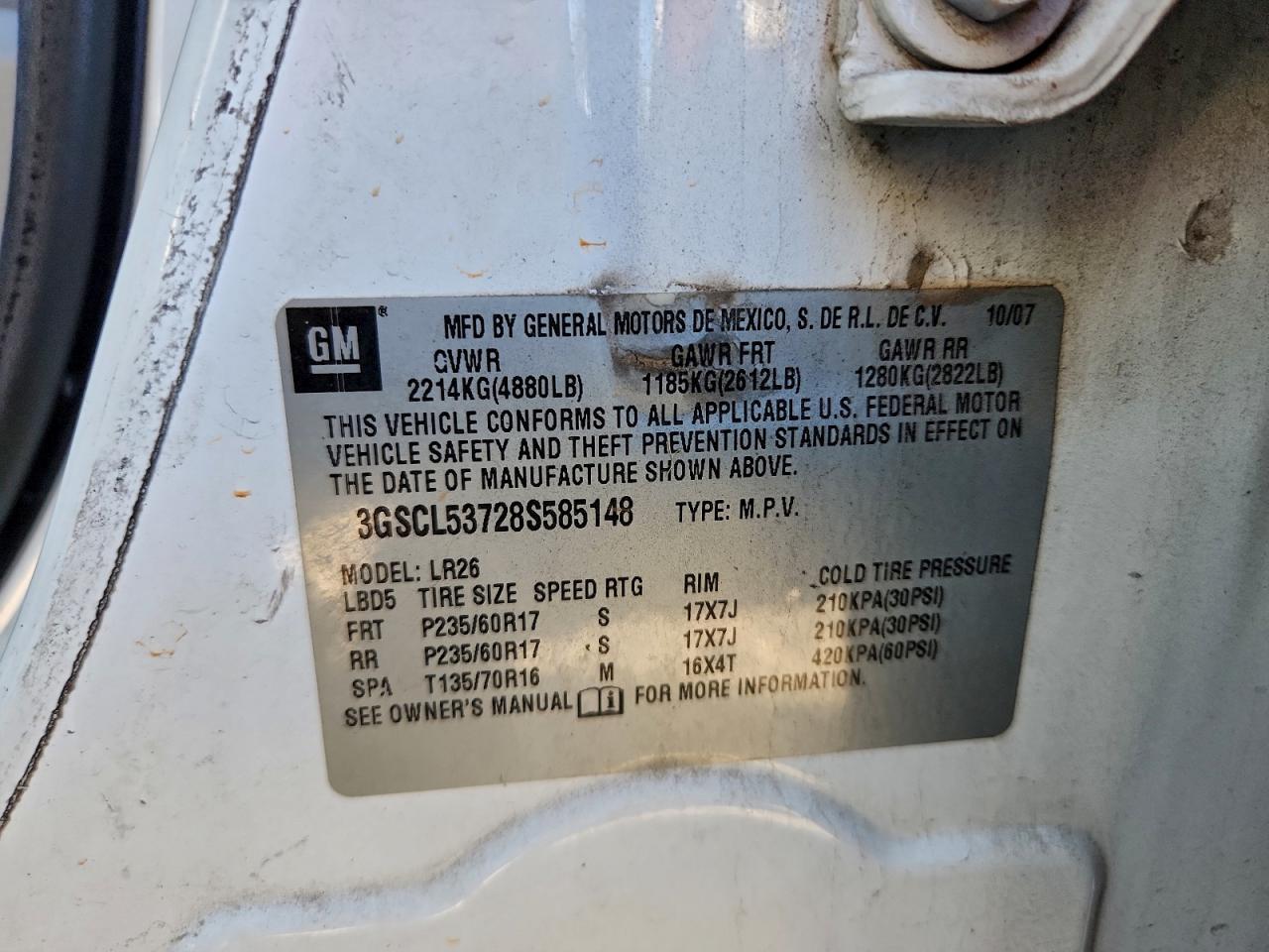 2008 SATURN Vue