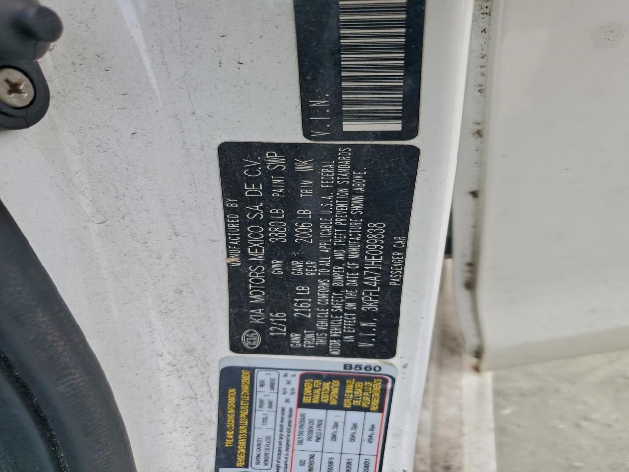 2017 KIA FORTE