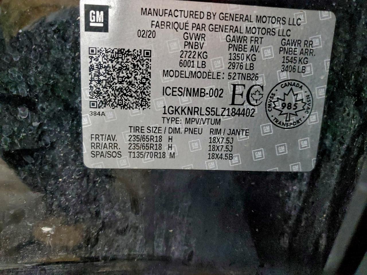 2020 GMC ACADIA