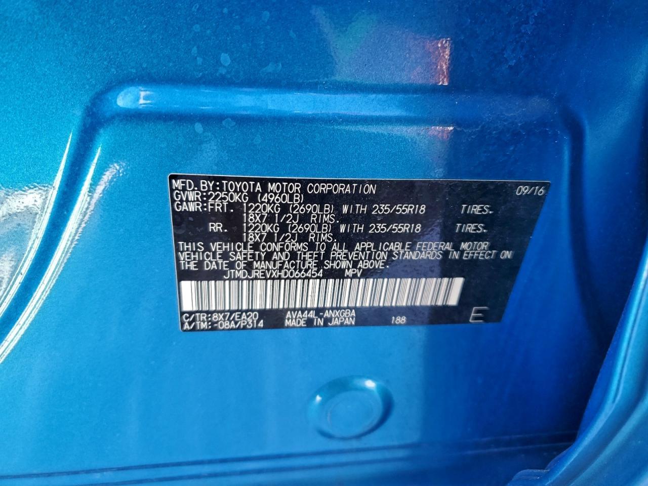 2017 TOYOTA RAV4