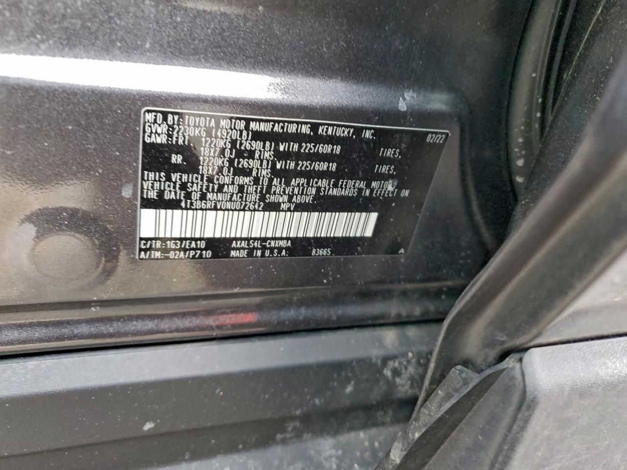 2022 TOYOTA RAV4